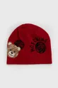 crvena Kapa s dodatkom vune Moschino Ženski