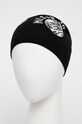 Čepice z vlněné směsi Moschino M2801.65335 černá AW22