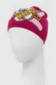 Шерстяная шапка Moschino розовый