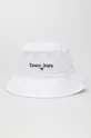 biały Tommy Jeans kapelusz bawełniany Damski