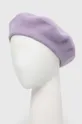 fioletowy Aldo beret wełniany Aigossa Damski