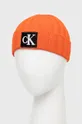 Дитяча шапка Calvin Klein Jeans помаранчевий