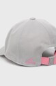Dziewczynka adidas Performance czapka bawełniana dziecięca HI1248 szary