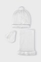 Mayoral completo bambino/a a maglia fine bianco 10280.4A.CZAPKAKOMPLET