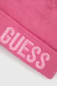 Παιδικός σκούφος Guess ροζ