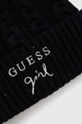 Детская шапка с примесью шерсти Guess чёрный