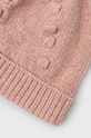Dětska čepice United Colors of Benetton 107FHA002.P růžová AW22
