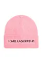 ροζ Παιδικός σκούφος Karl Lagerfeld Για κορίτσια