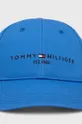 Tommy Hilfiger czapka bawełniana dziecięca niebieski