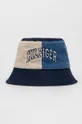 σκούρο μπλε Αναστρέψιμο βαμβακερό καπέλο Tommy Hilfiger Παιδικά