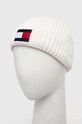 Detská čiapka Tommy Hilfiger AU0AU01585.9BYY biela AW23
