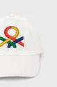 Otroška bombažna bejzbolska kapa United Colors of Benetton  100% Bombaž