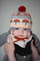 pomarańczowy Reima czapka z domieszką wełny dziecięca Dziecięcy