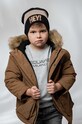 Dětska čepice Jamiks tenká béžová HEY.JZF178.K