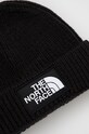 Detská čiapka The North Face NF0A7WFM čierna AW22