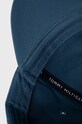 Памучна шапка Tommy Hilfiger син AM0AM09487.9BYY