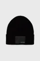 črna Bombažna kapa Calvin Klein Moški