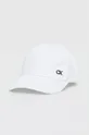 bijela Pamučna kapa Calvin Klein Muški