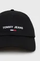 Tommy Jeans czapka bawełniana AM0AM09575.9BYY czarny