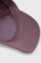 fioletowy Armani Exchange czapka z daszkiem