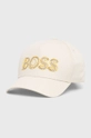 béžová Bavlnená čiapka BOSS Boss Athleisure Pánsky