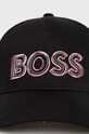 Akcesoria BOSS czapka bawełniana BOSS GREEN 50472266 czarny