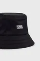 Αναστρέψιμο καπέλο Karl Lagerfeld μαύρο