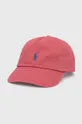 różowy Polo Ralph Lauren czapka bawełniana 710667709085 Męski