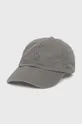 Βαμβακερό καπέλο Polo Ralph Lauren γκρί