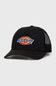 Dickies baseball cap applique black DK0A4XYGBLK1