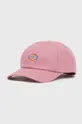 ροζ Βαμβακερό καπέλο του μπέιζμπολ Dickies Ανδρικά