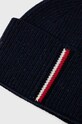 Akcesoria Tommy Hilfiger czapka wełniana AM0AM10350.9BYY granatowy
