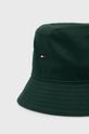 Tommy Hilfiger kapelusz bawełniany ciemny zielony