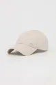 μπεζ βαμβακερό καπέλο του μπέιζμπολ Calvin Klein Ανδρικά