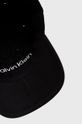 czarny Calvin Klein czapka bawełniana