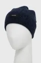 Вовняна шапка Calvin Klein темно-синій
