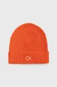 pomarańczowy Calvin Klein czapka z domieszką kaszmiru Męski