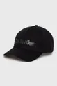 μαύρο Βαμβακερό καπέλο Calvin Klein Ανδρικά