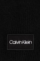 Calvin Klein czapka z domieszką wełny czarny