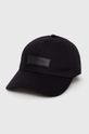 μαύρο Βαμβακερό καπέλο του μπέιζμπολ Calvin Klein Ανδρικά