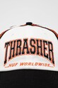 HUF czapka bawełniana x Trasher biały ht00697