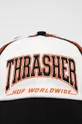 biały HUF czapka bawełniana x Trasher
