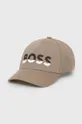 zelena Bombažna bejzbolska kapa BOSS Boss Athleisure Moški