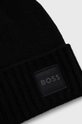 Шапка с примесью шерсти BOSS Boss Casual  35% Вторичный полиамид, 30% Вискоза, 25% Переработанная шерсть, 5% Кашемир, 5% Шерсть