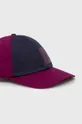 μωβ Βαμβακερό καπέλο United Colors of Benetton