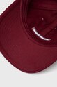 Primitive czapka z daszkiem bawełniana bordowy pa421h163.bur