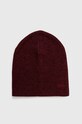 Superdry czapka bawełniana melanż bordowy M9011225A.JKW