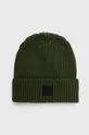 zielony Solid czapka Męski