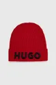 červená Vlněný klobouk HUGO Pánský