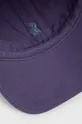 μωβ Βαμβακερό καπέλο του μπέιζμπολ Polo Ralph Lauren
